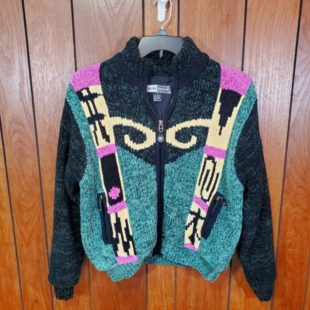 Jamie Sadock Vintage Sweater Jacket Size Small